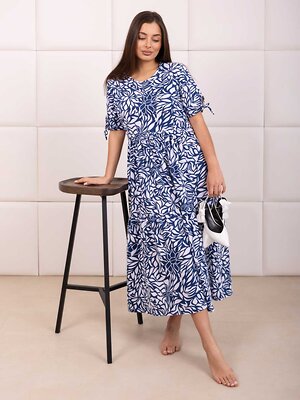 Текс-плюс Платье 592826 00-00248287 Синий,белый