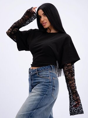 Malina Лонгслив 592837 1006 чёрный