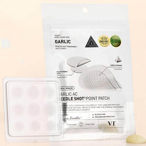 VT Cosmetics Заживляющие патчи от акне с микроиглами и чесноком / Garlic AC Reedle Shot Point Patch, 9 шт. 592909 28504 
