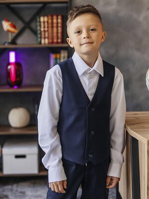 BATIK Жилет 592936 158 ш26-1 Т.синий