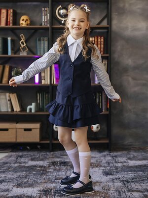 BATIK Юбка 592955 122 ш26-1 синий