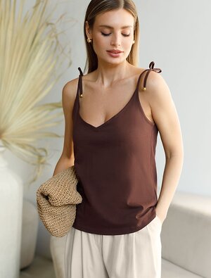 VILATTE Топ 592982 D43.235 шоколад