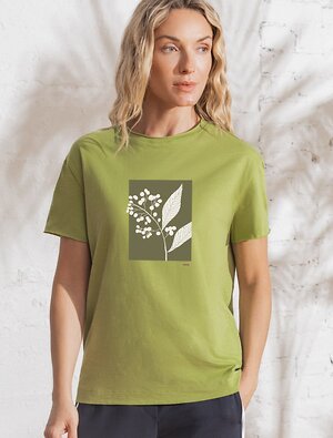 VILATTE Футболка 592998 D49.163 фисташковый_ветка