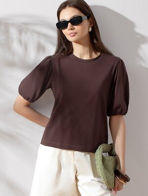 VILATTE Футболка 593006 D49.164 шоколад