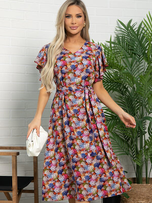 LT Collection Платье 594043 П15722-4М Красный