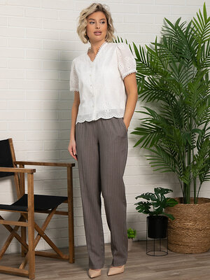 LT Collection Брюки 594085 Б15587-9М Коричневый