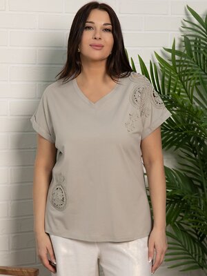 LT Collection Блуза 594119 Б15656-20М Бежевый