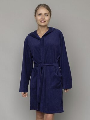 BATIK Халат 594170 022_ХЛ25 Темно-синий