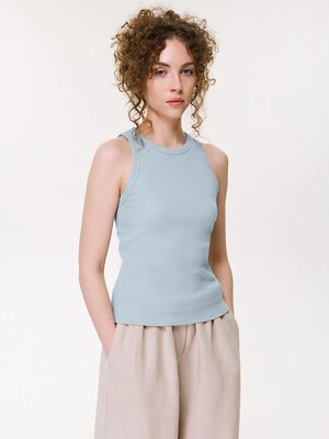 Conte elegant Майка 595165 BASIC COLLECTION LM 5022 (пакет) светло-синий
