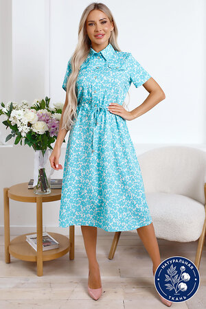 LT Collection Платье 595423 П15848-45М Голубой