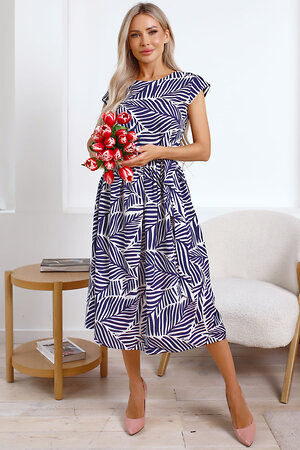 LT Collection Платье 595450 П15885-45М Темно-синий