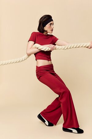 TOPTOP Брюки 596156 TT.031.17147.330 Бордовый
