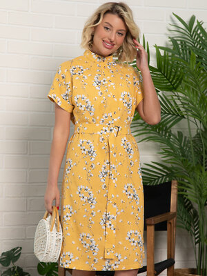 LT Collection Платье 596502 П15990-41М Горчица