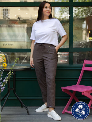 LT Collection Брюки 596515 Б15957-18М Коричневый