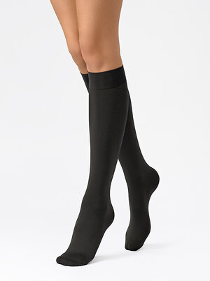 Omsa Гольфы 597934 GAMB. VELOUR MICRO 70 (гольфы 1 пара) Antracite (Серый)