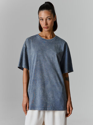 MARK FORMELLE Футболка 598424 112951 ACID WASH на темном небе