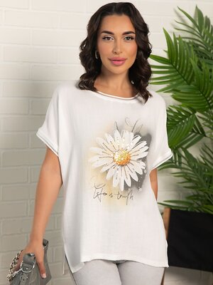 LT Collection Блуза 598732 Б16044-18М Белый