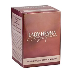 Lady Henna Порошок для волос шикакай в саше, 12 шт. 598903 17705 