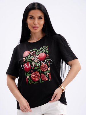 Malina Футболка 600654 ФЖ-47 чёрный