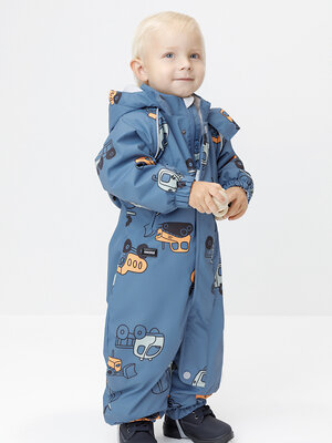 CROCKID Комбинезон 600832 ВК 60085/н/80 Ал синий, грузовики