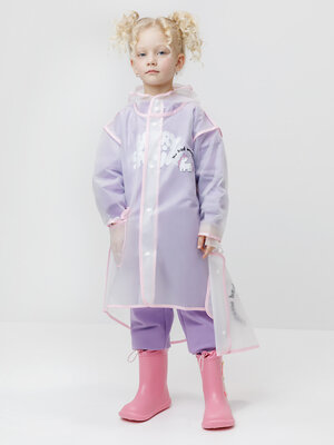 CROCKID Дождевик 600857 ВК 32185/5 ФВ прозрачный с единорогом