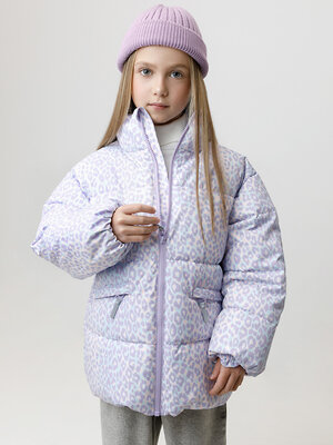 CROCKID Куртка 600861 ВК 32194/н/2 ГР мятный, неоновый леопард