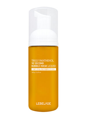 Lebelage Пузырьковый тонер-маска для лица с пантенолом / Truly Panthenol 10 Second Bubble Mask, 150 г 601384 28543 