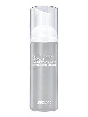 Lebelage Пузырьковый тонер-маска для лица с глутатионом / Truly Glutathione 10 Second Bubble Mask Liquid, 150 г 601385 28540 