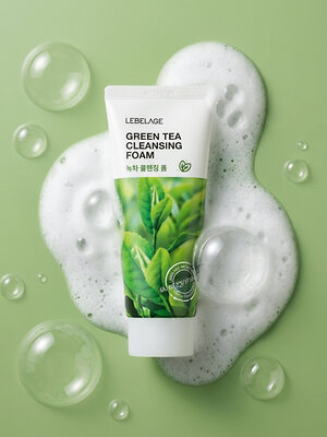Lebelage Очищающая пенка для лица с экстрактом зеленого чая / Green Tea Cleansing Foam, 100 мл 601386 28548 