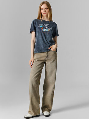 MARK FORMELLE Футболка 601588 112968 ACID WASH серый +печать1