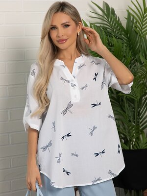 LT Collection Блуза 601657 Б15947-4М Белый