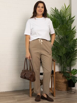 LT Collection Брюки 601665 Б16126-4М Бежевый