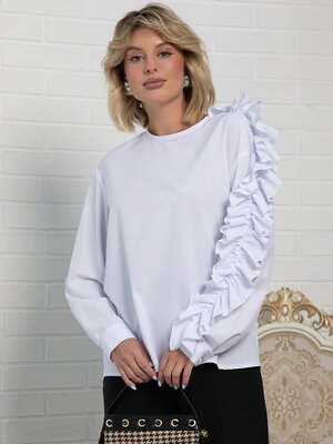 LT Collection Блуза 602111 Б16173-16М Белый