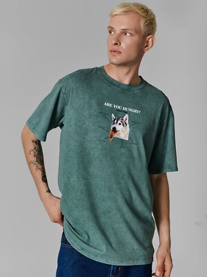 MARK FORMELLE Футболка 602564 111846 ACID WASH хвойный лес +печать