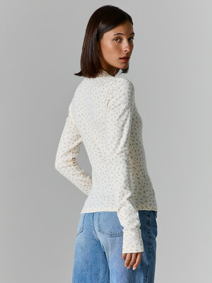 MARK FORMELLE Джемпер 603498 122751 мелкие цветочки на молочном