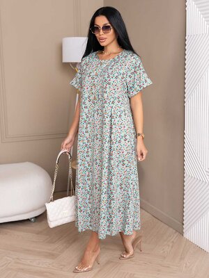 Текс-плюс Платье 603893 НФ-00249767 Зеленый,красный