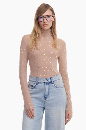 TOPTOP STUDIO Боди 603982 TTS.020.14056.110 Бежевый