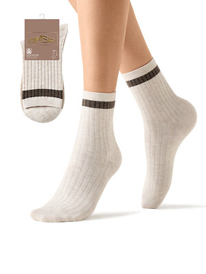 Omsa Носки 604490 OMSA COMFORT 355, WO+PC Avorio (Молочный)