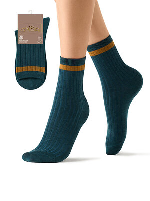 Omsa Носки 604493 OMSA COMFORT 355, WO+PC Oceania (Синий)