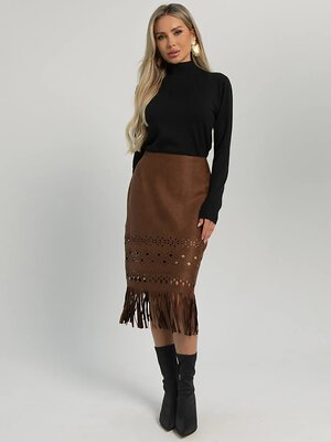 LT Collection Юбка 604906 Ю16225-10М Коричневый