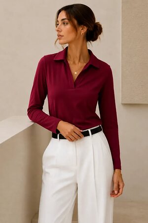 Lika Dress Лонгслив 604951 10795 Бордовый