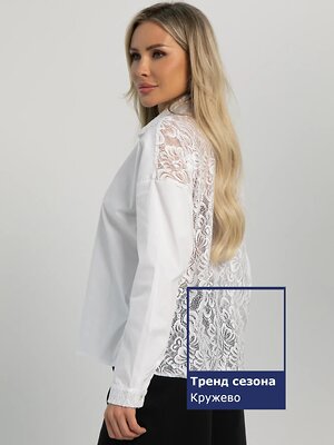 LT Collection Рубашка 605182 Б16239-10М Белый