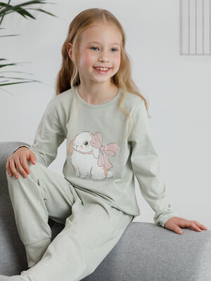 CROCKID Пижама 605351 К 1637 зеленый