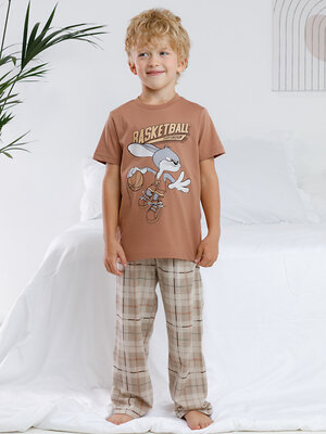 CROCKID Пижама 605357 К 1599 шоколадный