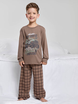 CROCKID Пижама 605362 К 1600 коричневый
