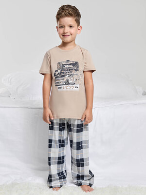 CROCKID Пижама 605368 К 1599 темно-бежевый