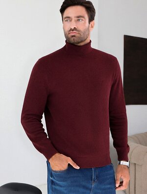 VILATTE Свитер 606080 U34.002 бургунди
