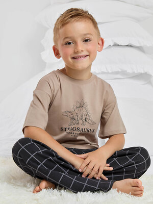 CROCKID Пижама 606196 МП 1694 темно-бежевый
