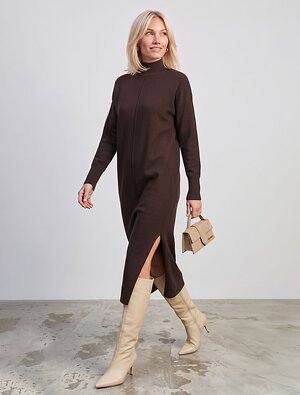 VILATTE Платье 607384 D32.114 коричневый
