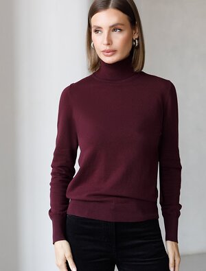 VILATTE Свитер 607386 D34.209 бургунди